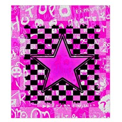 Pink Star Duvet Cover Double Side (King Size) from ArtsNow.com Front