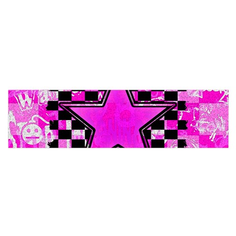 Pink Star Satin Scarf (Oblong) from ArtsNow.com Front