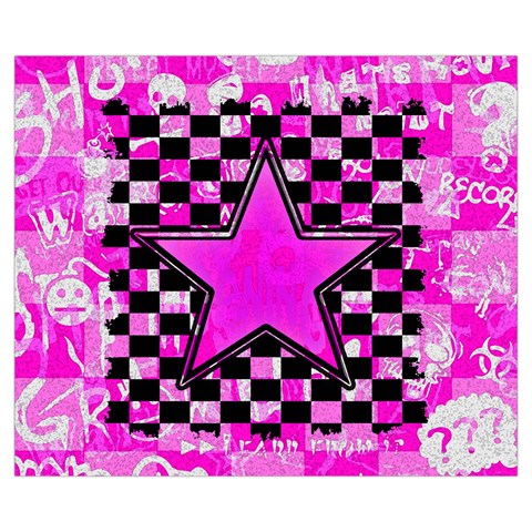 Pink Star Medium Tote Bag from ArtsNow.com Front