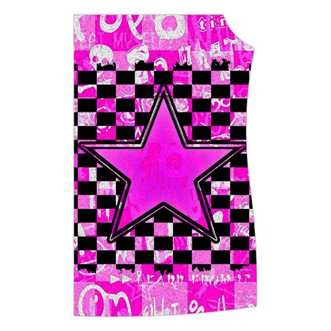 Pink Star Women s Button Up Vest from ArtsNow.com Front Left