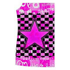 Pink Star Women s Button Up Vest from ArtsNow.com Front Right