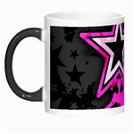 Pink Star Design Morph Mug