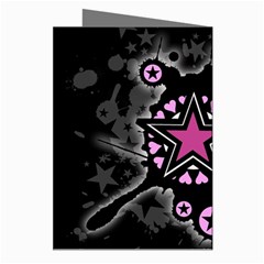 Pink Star Explosion Greeting Cards (Pkg of 8) from ArtsNow.com Right