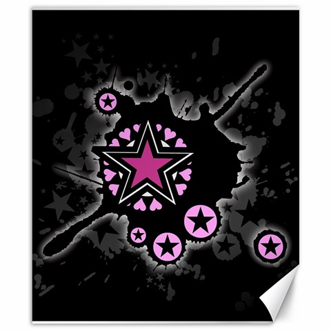 Pink Star Explosion Canvas 8  x 10  from ArtsNow.com 8.15 x9.66  Canvas - 1