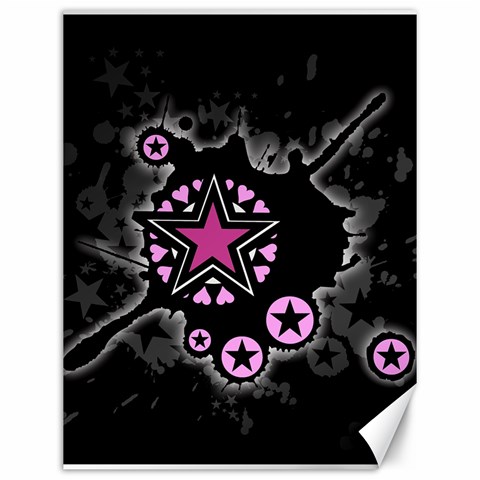 Pink Star Explosion Canvas 12  x 16  from ArtsNow.com 11.86 x15.41  Canvas - 1