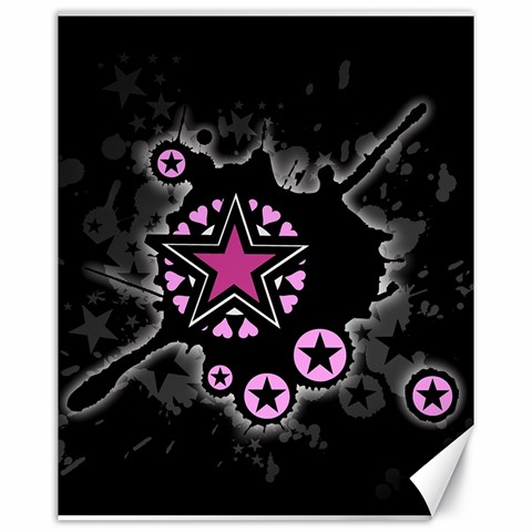 Pink Star Explosion Canvas 16  x 20  from ArtsNow.com 15.75 x19.29  Canvas - 1