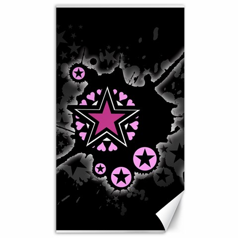 Pink Star Explosion Canvas 40  x 72  from ArtsNow.com 39.28 x69.23  Canvas - 1