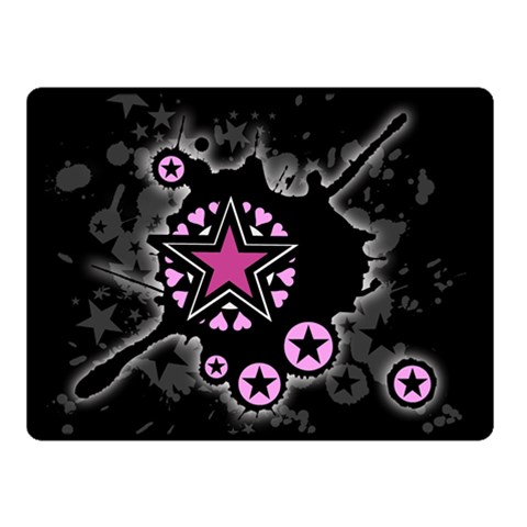 Pink Star Explosion Double Sided Fleece Blanket (Small) from ArtsNow.com 45 x34  Blanket Front