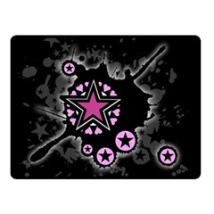 Pink Star Explosion Double Sided Fleece Blanket (Small) from ArtsNow.com 45 x34  Blanket Front