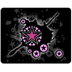 Pink Star Explosion Double Sided Fleece Blanket (Medium) from ArtsNow.com 58.8 x47.4  Blanket Front