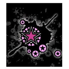 Pink Star Explosion Duvet Cover Double Side (King Size) from ArtsNow.com Front