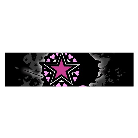 Pink Star Explosion Satin Scarf (Oblong) from ArtsNow.com Front