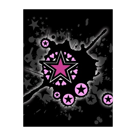 Pink Star Explosion Medium Tapestry from ArtsNow.com Front