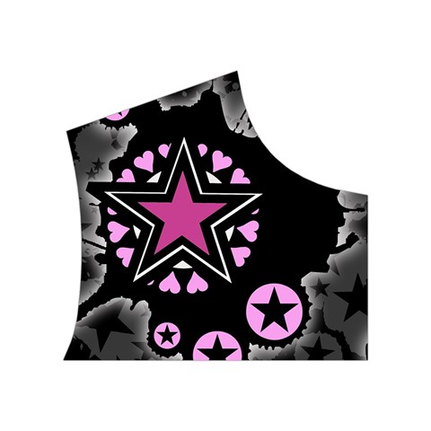 Pink Star Explosion Women s Button Up Vest from ArtsNow.com Top Right