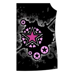 Pink Star Explosion Women s Button Up Vest from ArtsNow.com Front Left