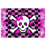 Pink Star Skull Samsung Galaxy Note 4 Case (Black)