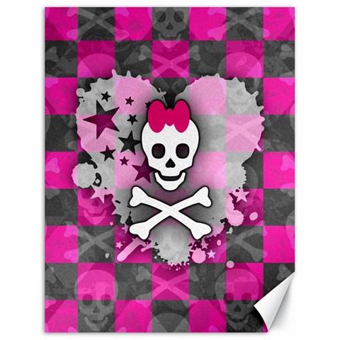 Princess Skull Heart Canvas 18  x 24  from ArtsNow.com 17.8 x23.08  Canvas - 1