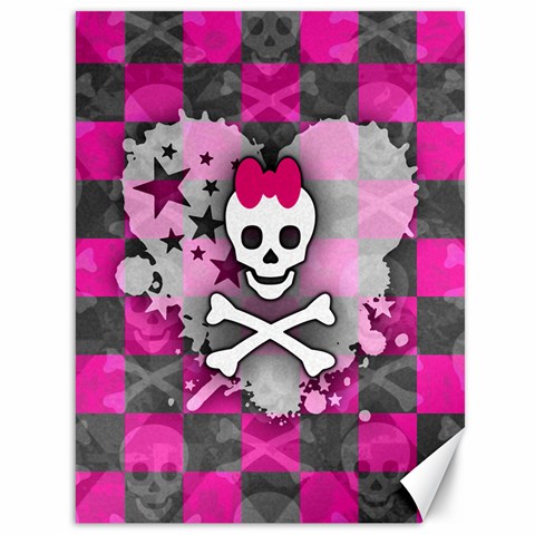 Princess Skull Heart Canvas 36  x 48  from ArtsNow.com 35.26 x46.15  Canvas - 1