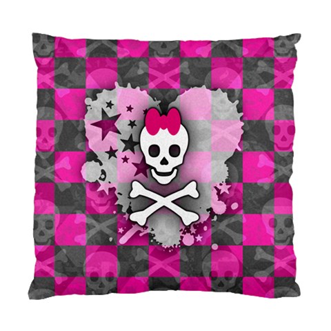 Princess Skull Heart Standard Cushion Case (Two Sides) from ArtsNow.com Back