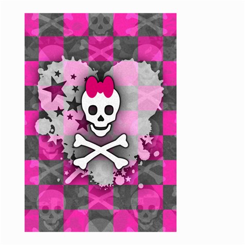 Princess Skull Heart Small Garden Flag (Two Sides) from ArtsNow.com Front