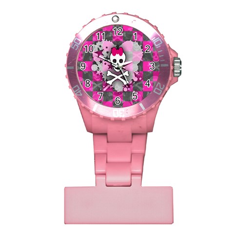 Princess Skull Heart Plastic Nurses Watch from ArtsNow.com Front