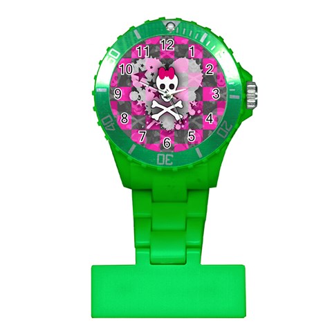 Princess Skull Heart Plastic Nurses Watch from ArtsNow.com Front