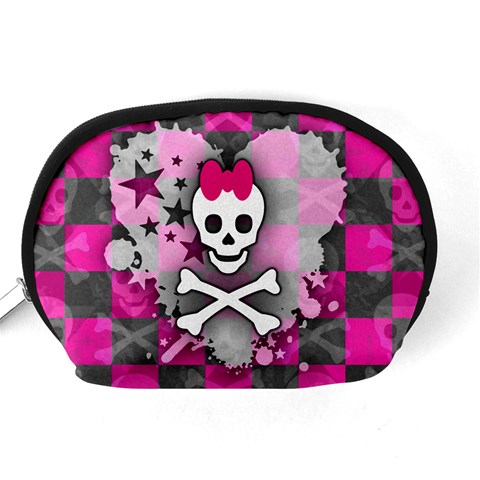 Princess Skull Heart Accessory Pouch (Medium) from ArtsNow.com Back