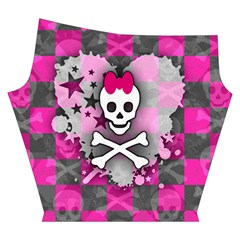 Princess Skull Heart Yoga Cropped Leggings from ArtsNow.com Right