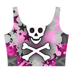 Princess Skull Heart Midi Sleeveless Dress from ArtsNow.com Top Front