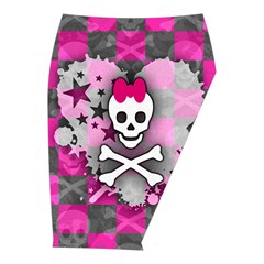 Princess Skull Heart Midi Wrap Pencil Skirt from ArtsNow.com  Front Right 