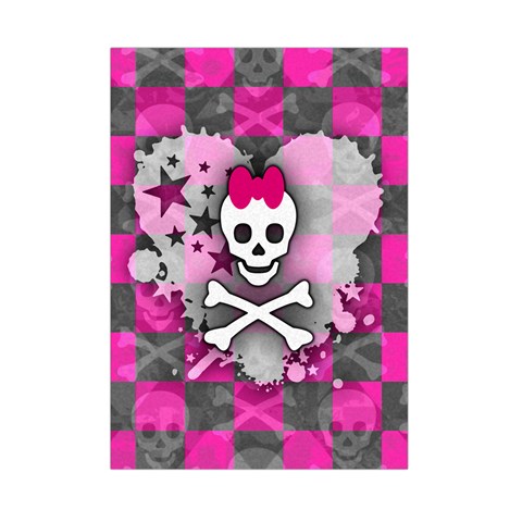 Princess Skull Heart Small Tapestry from ArtsNow.com Front