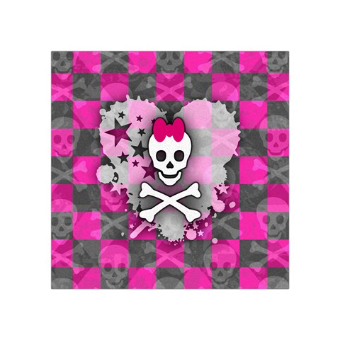 Princess Skull Heart Square Tapestry (Small) from ArtsNow.com Front