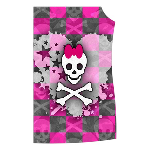 Princess Skull Heart Women s Button Up Vest from ArtsNow.com Front Left