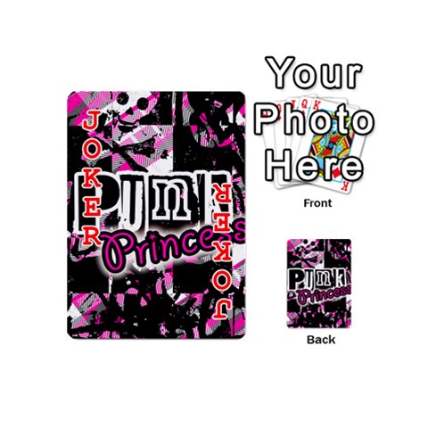 Punk Princess Playing Cards 54 Designs (Mini) from ArtsNow.com Front - Joker2