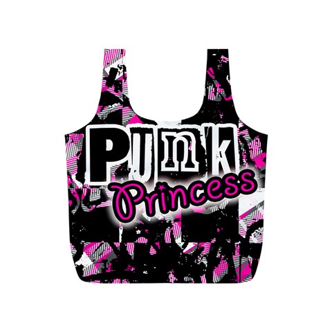 Punk Princess Full Print Recycle Bag (S) from ArtsNow.com Back