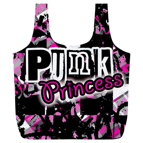 Punk Princess Full Print Recycle Bag (XL) from ArtsNow.com Back