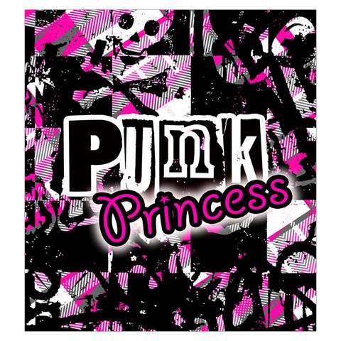 Punk Princess Drawstring Pouch (Large) from ArtsNow.com Back