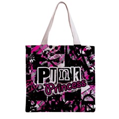 Punk Princess Zipper Grocery Tote Bag from ArtsNow.com Front