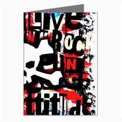 Punk Skull Greeting Cards (Pkg of 8) from ArtsNow.com Left