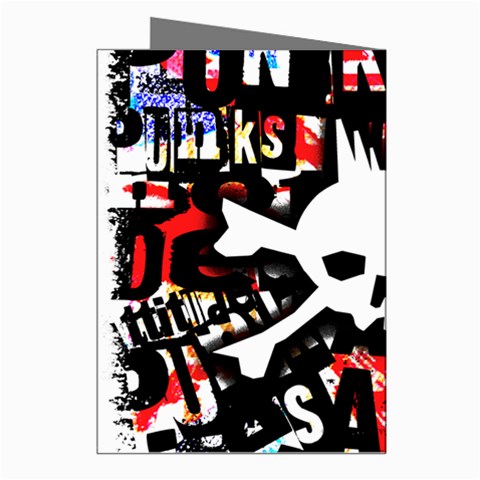 Punk Skull Greeting Cards (Pkg of 8) from ArtsNow.com Right