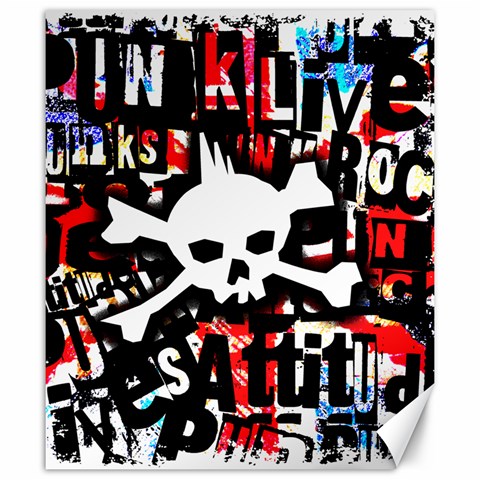 Punk Skull Canvas 20  x 24  from ArtsNow.com 19.57 x23.15  Canvas - 1