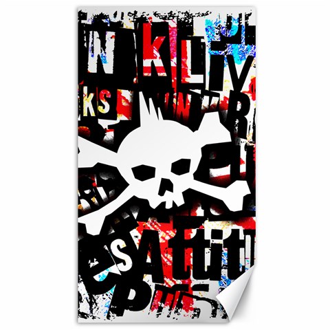 Punk Skull Canvas 40  x 72  from ArtsNow.com 39.28 x69.23  Canvas - 1