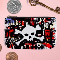 Punk Skull Large Coin Purse from ArtsNow.com Front