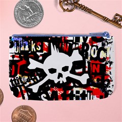 Punk Skull Large Coin Purse from ArtsNow.com Back