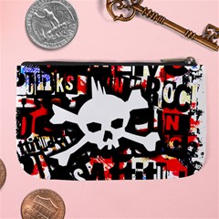 Punk Skull Large Coin Purse from ArtsNow.com Back