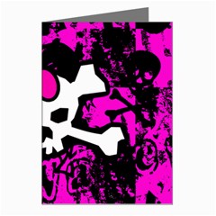 Punk Skull Princess Greeting Cards (Pkg of 8) from ArtsNow.com Left