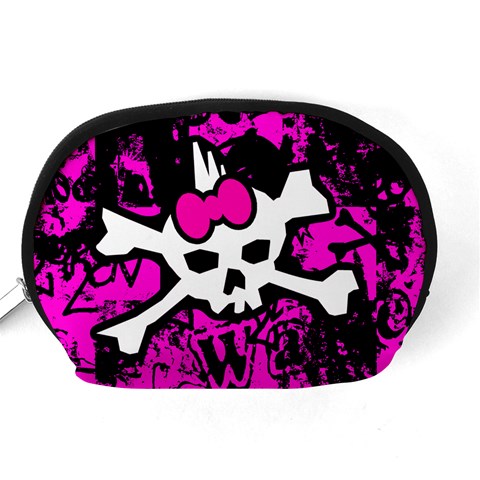 Punk Skull Princess Accessory Pouch (Medium) from ArtsNow.com Back