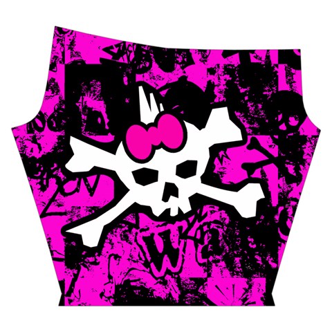 Punk Skull Princess Yoga Cropped Leggings from ArtsNow.com Right