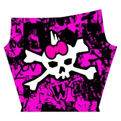 Punk Skull Princess Yoga Cropped Leggings from ArtsNow.com Left