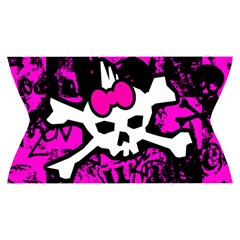 Punk Skull Princess Yoga Cropped Leggings from ArtsNow.com Waistband Front